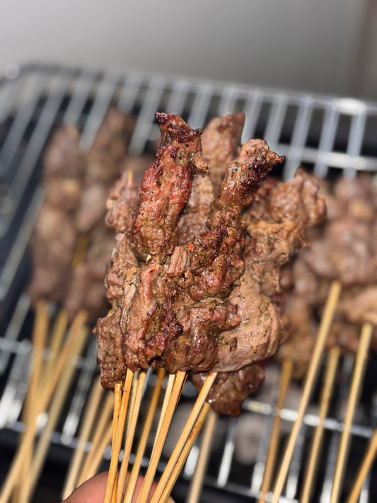 Menu Brochettes de boeuf x7