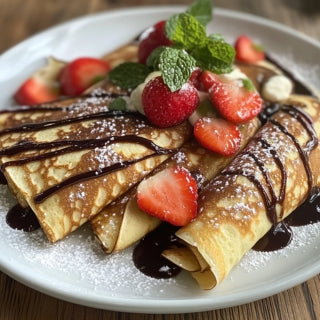 Crêpe sucrée x2